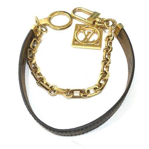 LOUIS VUITTON Monogram reverse Chenne-Daufine Key Holder Key Ring charm - Picture 1 of 11